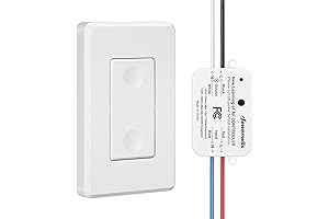 DEWENWILS Inline WIFI Switch, Wireless Wall Lighting Switch To Control Your Lights From Anywhere