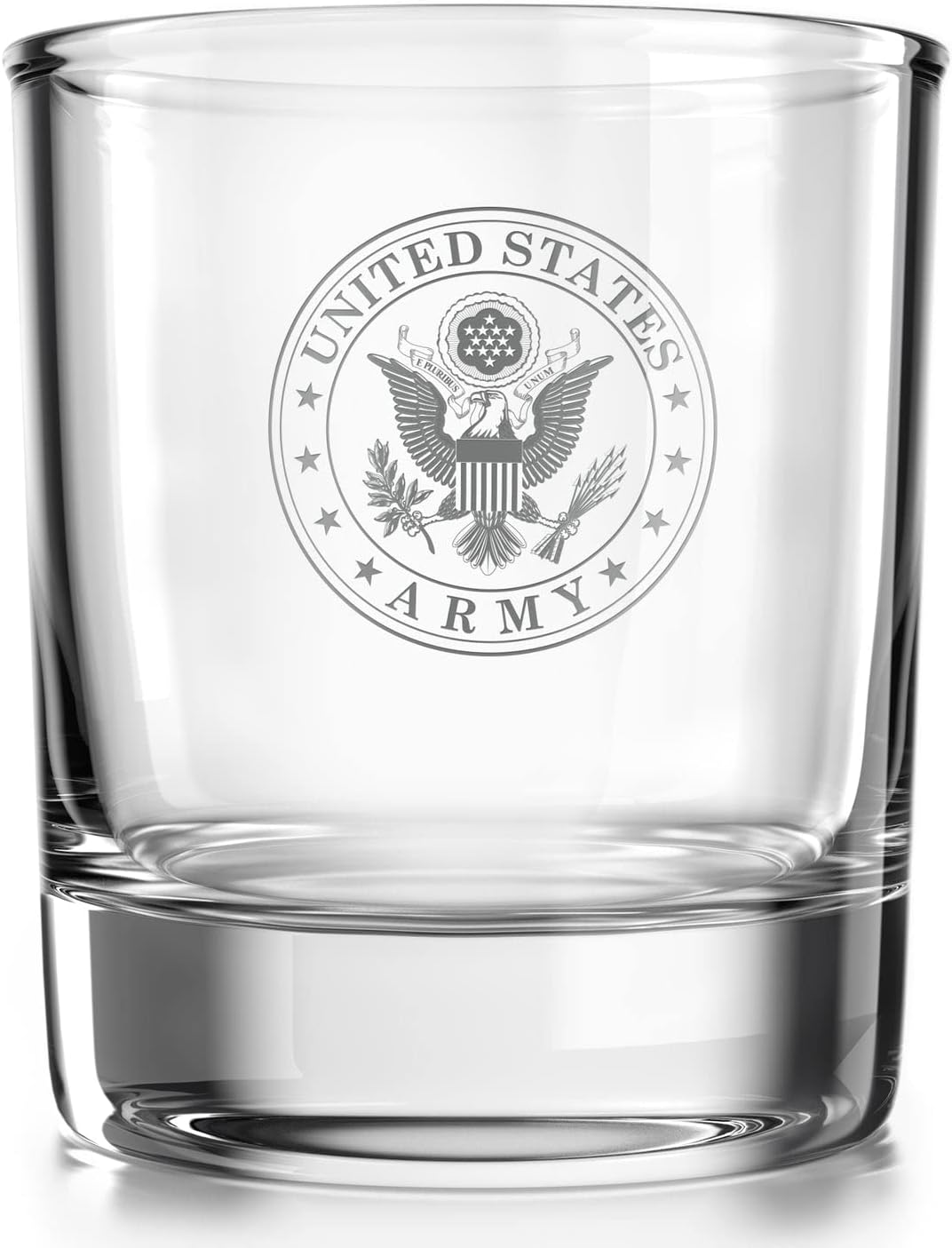 Old Southern Brass U.S. Army 10 ounce Whiskey Glass - Officially Licensed - American Owned & Operated