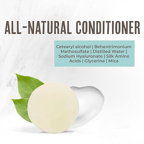 Miniatura 3 de BUFFALO GAL Hyaluronic + Tallow - Barra de acondicionador para el crecimiento del cabello, hidratante para cabello seco, acondicionador desenredante