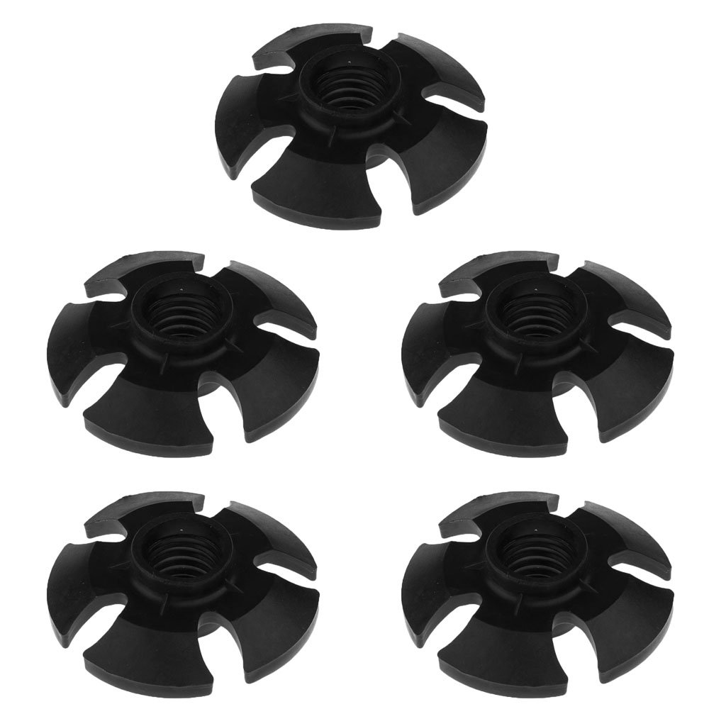 COMBR 5 Pieces Snowflake Basket End Cap Tip for Walking Trekking Pole Hiking Stick Outdoor Sports Accessories (B091733ZGY) Amazon Price History, Amazon Price Tracker
