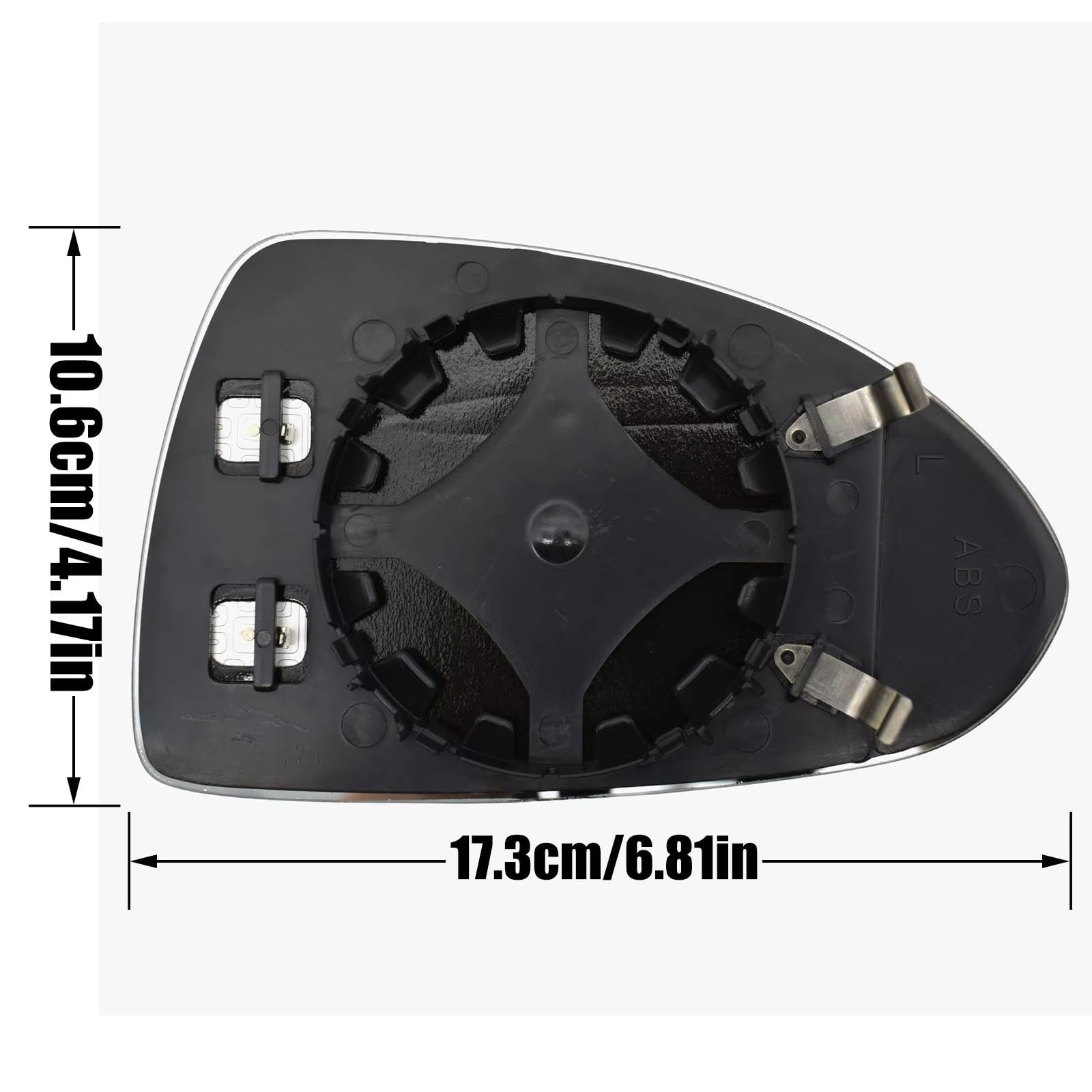 Vetro Specchio Retrovisore Per Opel Per Corsa D 2006-2014 Per E 2014-2020 Vetro Retrovisore | Specchietto retrovisore laterale in vetro convesso riscaldato, vista posteriore 1426555 1426558(Right)