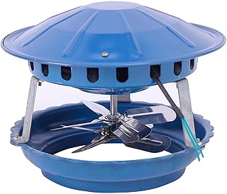 Extractor de Humos para Chimenea, 100 W/120 W, para Estufa, Color Azul, 120 W