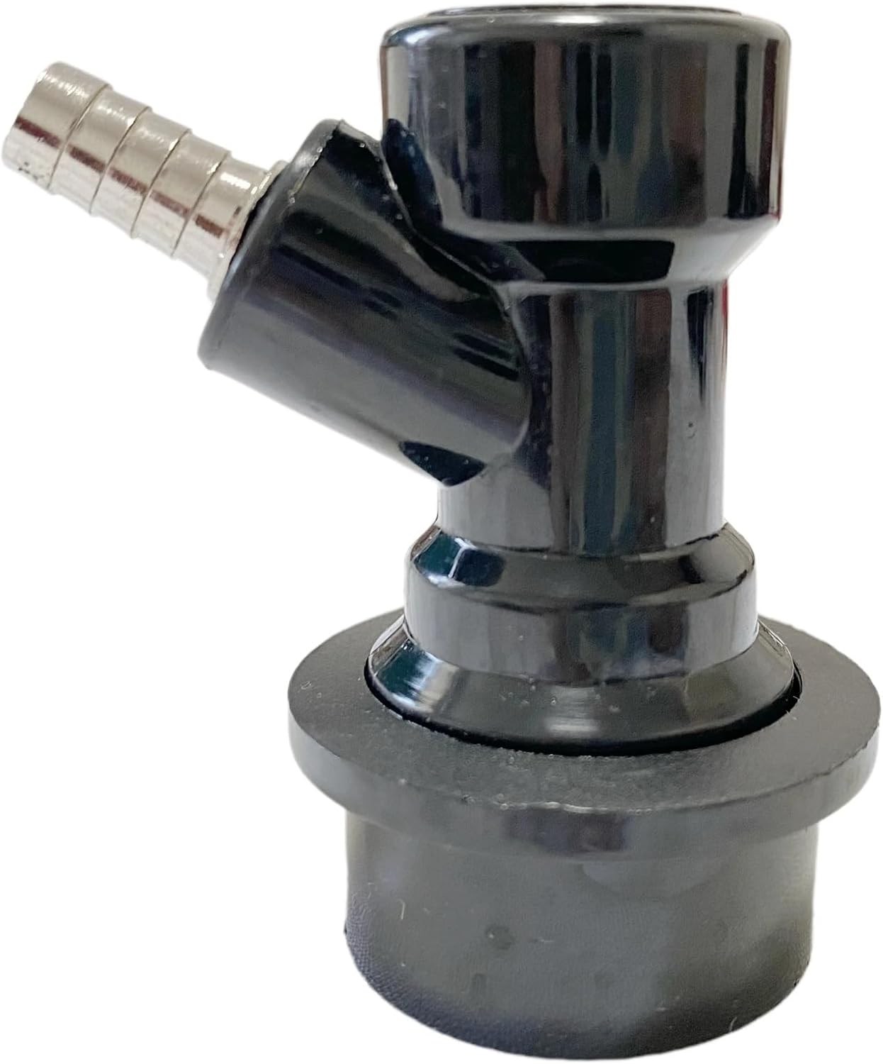 Home Brewing Keg Coupler Adapter Ball Lock Conversion Kit for Corneliur Keg,5/8 NPT Thread Ball Lock Post Liquid Gas Ball Lock Disconnect Se Brewing Accessories(Liquid Ball Lock)