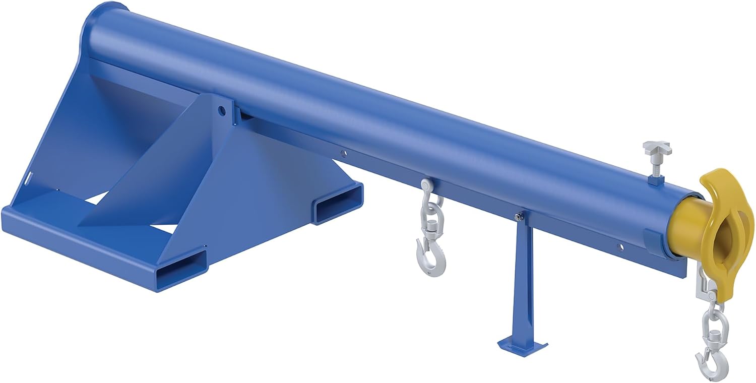 Vestil Telescoping Lift Master One Fork Truck Boom - Telescopes to 151 1/4in. Extended Length, 6,000Lb. Capacity, Model Number LM-1T-6-24