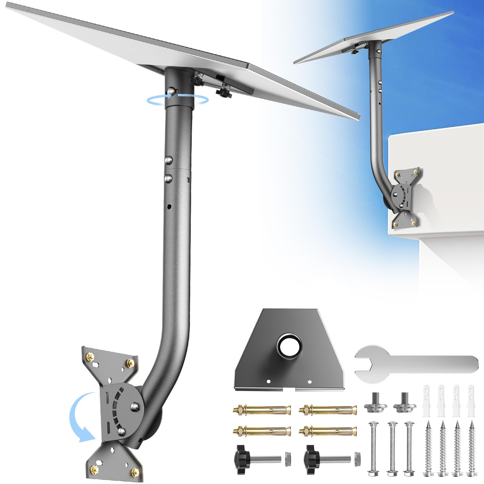 Kit Starlink V3 pour fixation murale facile et stable - 8