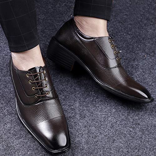 Image of Mens Height Increasing Formal Black, Brown Shoes for Men, Experience a Heightened Confidence Formal Shoes