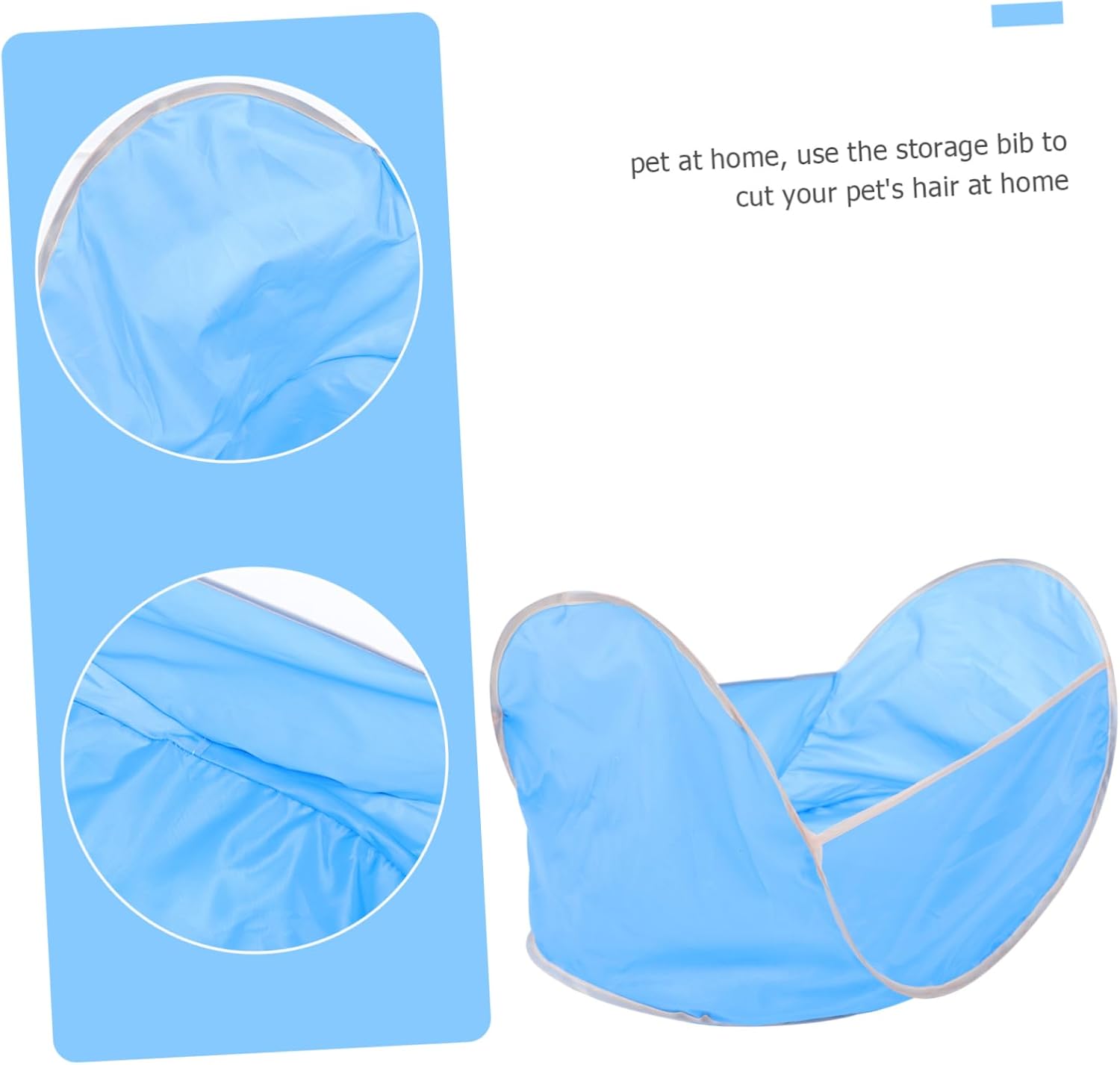 Dog Grooming Bib Hair Catcher Apron for Home Use, Waterproof Cloth image 3