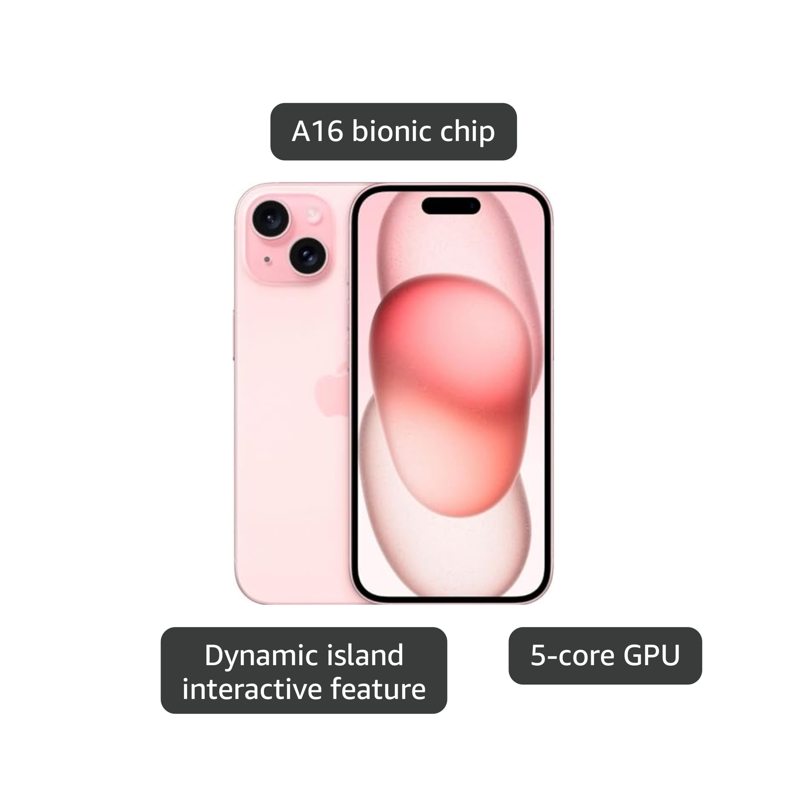 Amazon.com: Apple iPhone 15 Plus, 128GB, Pink - AT&T (Renewed