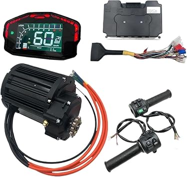 Mid Drive Motor QS138 4KW V3 Mid-Drive QS Motor Kits with ND72530/ND84530/96530/ND72680/ND96680 Controller Displaywith Nd96530