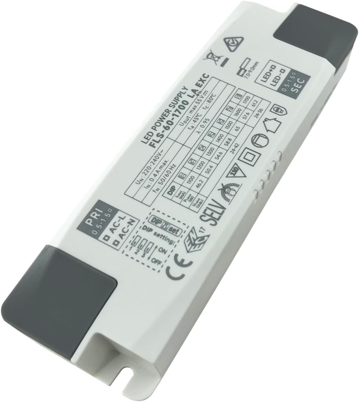 LED Control Device Ballast no Flicker Driver Power Supply 40 50 60W Track Spotlight(40W 1000MA Prated 40W max)
