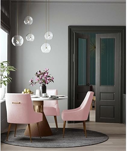 Miniatura 9 de TOV Furniture Beatrix - Silla auxiliar plisada de terciopelo rubor