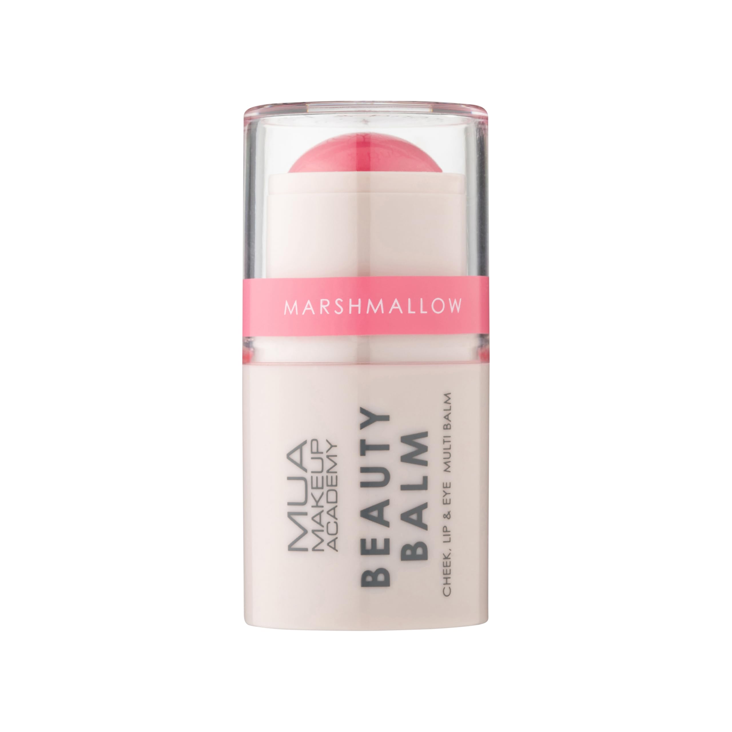 MUA Makeup Academy Beauty Balm, Multi-Use Face Balm for Cheeks, Lips & Eyes, Marshmallow - Vegan & Cruelty Free