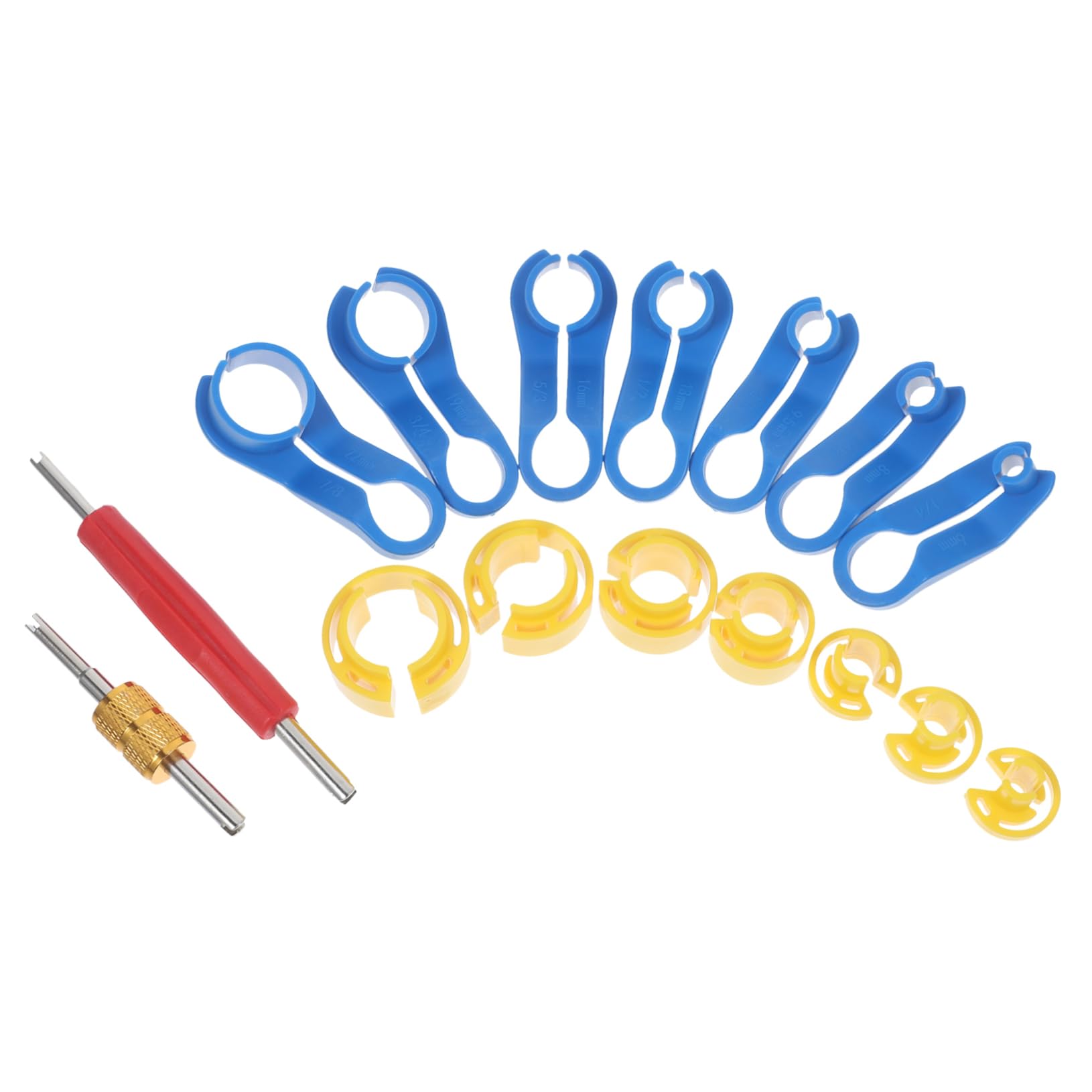 SOESFOUFU Lines Removal Kit 16pcs Line Tool Auto Hose Removal Tool for Easy Access to Tight Spots