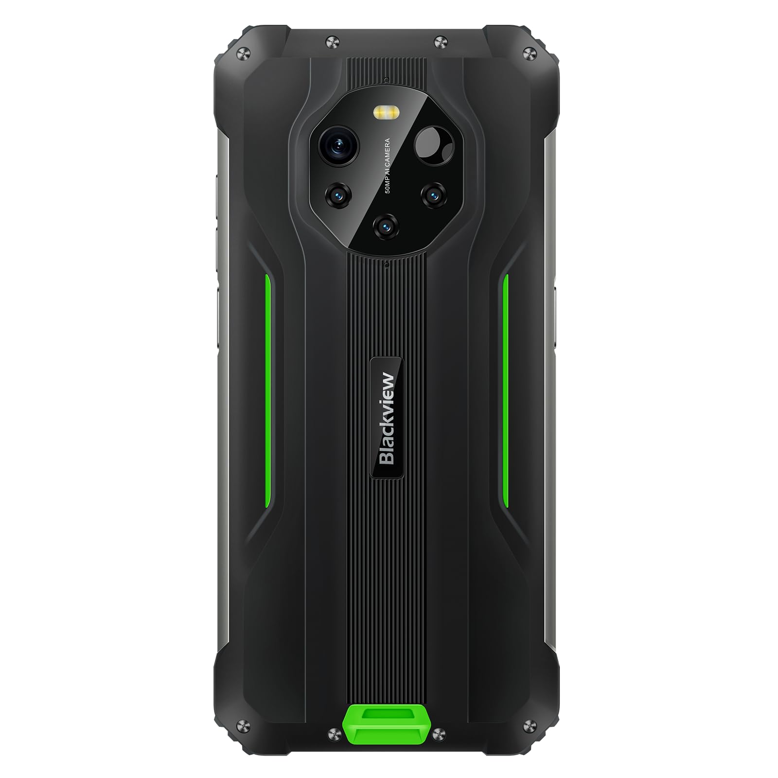 Blackview BL8800 Pro | 6,58" FHD+ | 8GB RAM + 128GB | Verde | Smartphone Rugged 5G | 50MP + 16MP + Cámara Térmica | 8380mAh | Android 11 | IP68/IP69K | Dual SIM | Garantía de 2 años