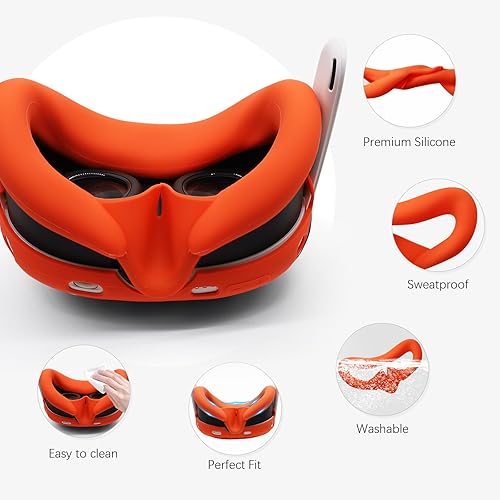 Miniatura 6 de IFOYO Accesorios de silicona 5 en 1, juego de funda protectora VR para Meta Quest 3, funda de agarre para controlador, cubierta de carcasa de