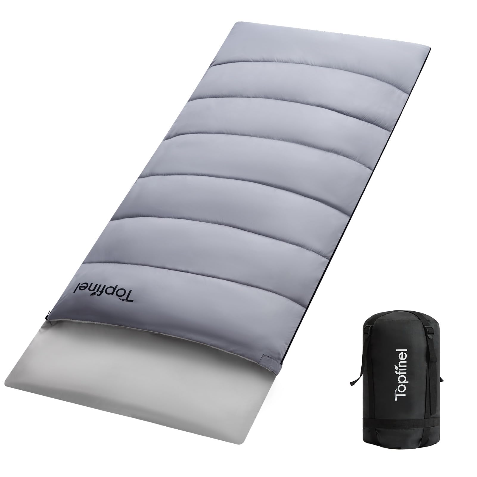 Topfinel シュラフ 夏用 冬用 来客用布団 1.4KG 寝袋 オールシーズン 冬用 夏用 コンパクト 防水 収納パック付き アウトドア キャンプ用品 車中泊 防災グッズ 布団セット 快適温度6-12℃