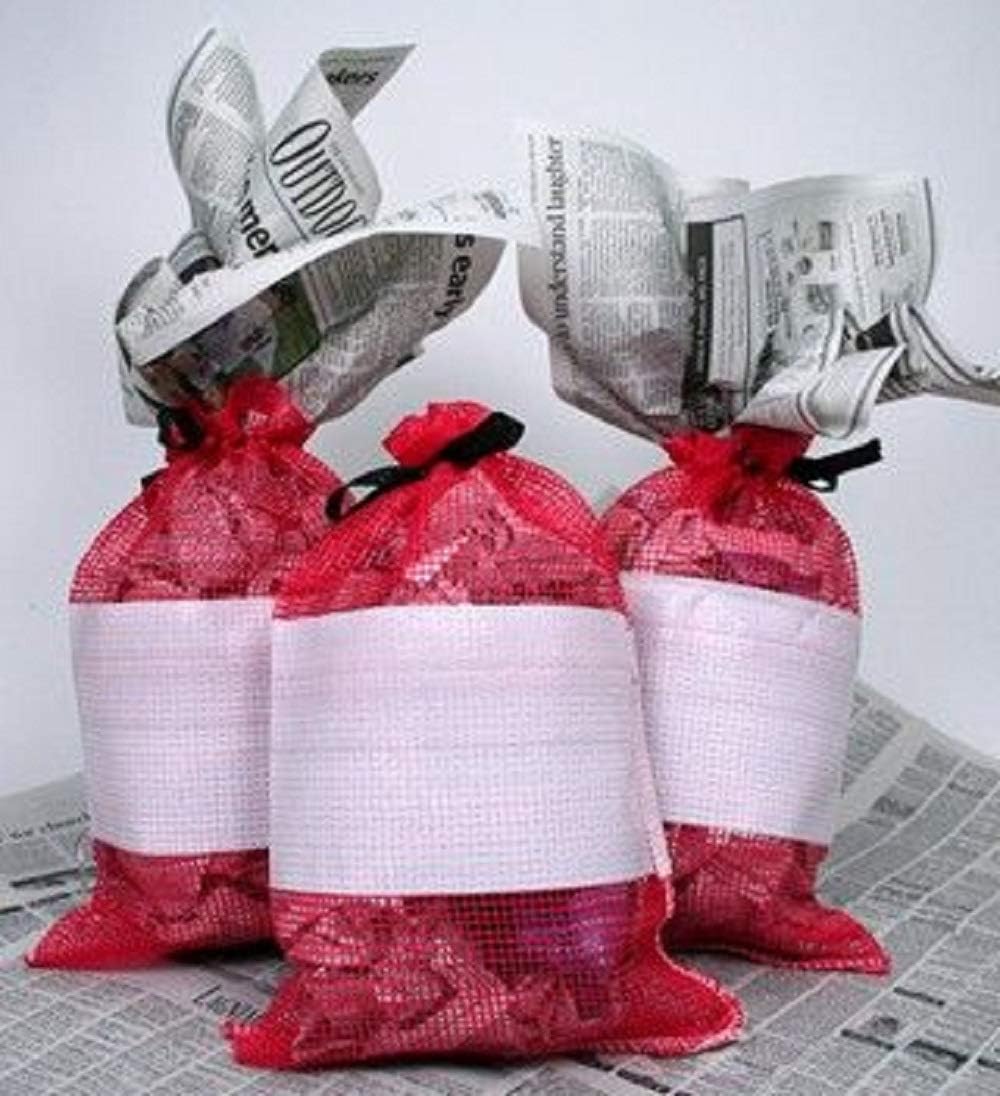 Holidaysrus Red Mesh (Small) Tabletop Centerpiece Decor Crawfish Sack Sacks Set of 3 Three Lobster Red Seafood Boil Party