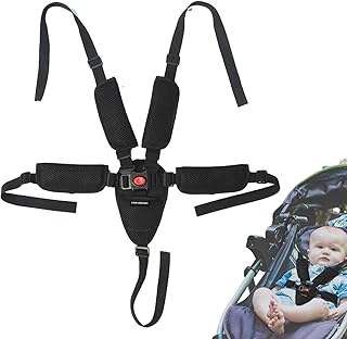 substituição para cadeira alta | Cinto nylon para cadeira bebê | Excelente arnês para cadeira bebê costura com fivelas rígidas acessório viagem, alça cadeira para crianças, carrinho bebê Nanyaciv