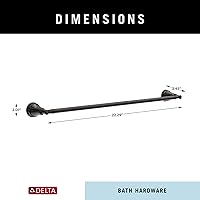 Vista 7 de Delta MYN18-VBR Mylan - Toallero de pared de 18 pulgadas con extensor de accesorios de baño de 6 pulgadas en bronce veneciano