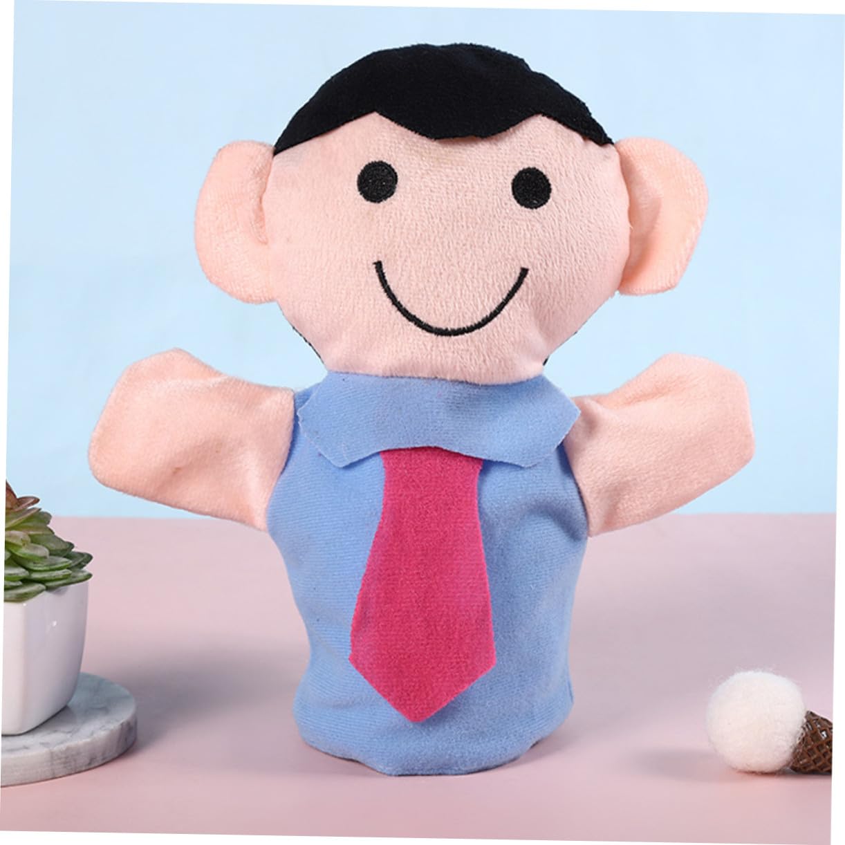 SUPVOX 6 pezzi Marionette da Mano Morbide in Peluche per Giocattolo Educativo e Creativo per Sviluppo Manualità e Immaginazione Adatto e Adulti