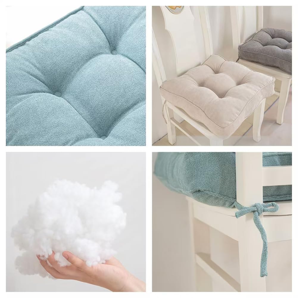 Cuscini rialzanti per poltrona, grandi, spessi 8 cm, per adulti, comodi, per interni ed esterni, 40 x 40 cm, set da 2, perfetti per soggiorno e patio