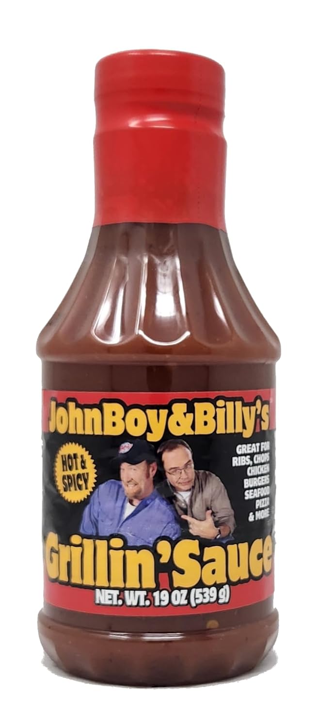 JohnBoy and Billy's Grillin Seasonings, Barbeuce Sauces and Grilling Rubs (Secret North Carolina Eastern Sauce 16oz)