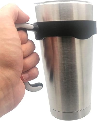 Miniatura 3 de Mango de vaso de 20 onzas, antideslizante para taza de viaje con agarre para vasos aislados al vacío, adecuado para Yeti Rambler, Trail, Sic, Ozark