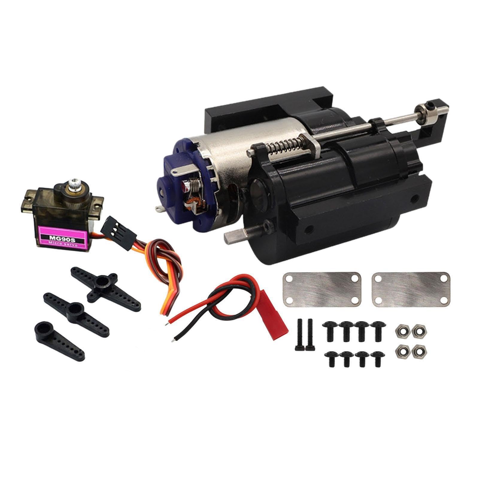 Parti di auto RC di facile installazione con supporto motore in metallo e accessorio di aggiornamento della trasmissione per hobbisti 1/12 112