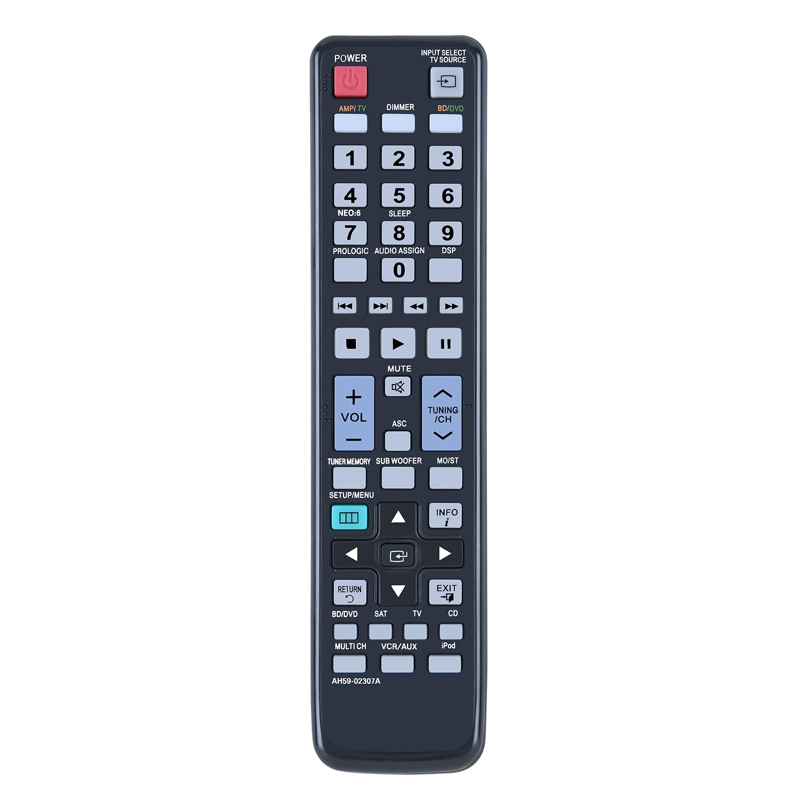 AH59-02298A AH5902298A Replacement Remote Control Applicable for Samsung BD Home Theater System Blu-ray HTC5550 HTC6730W HTC6900W HTC7550W HTC5500 HTC6500 HT-C5500 HT-C6500 HT-C5550 HT-C6730