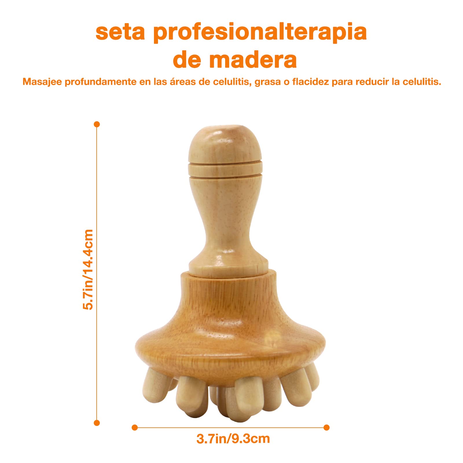 Maderoterapia Kit, Champiñon Maderoterapia, Copa Sueca, Masajeador Anticelulitico, Masajeador Celulitis,Drenaje Linfatico Piernas