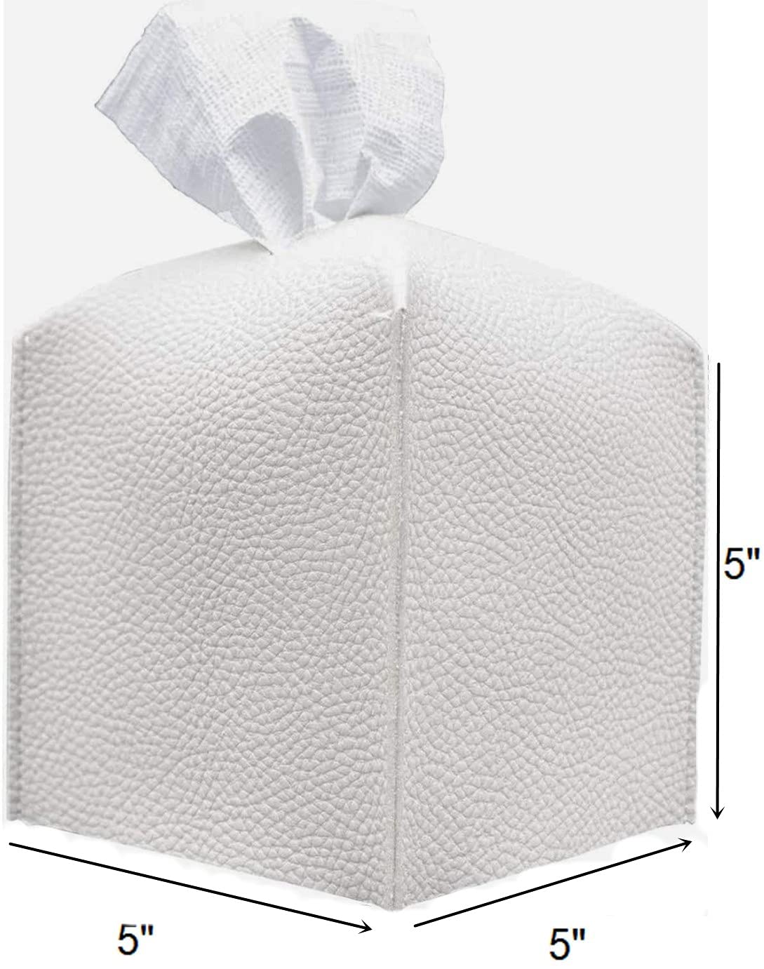 Housse De Boîte à Mouchoirs Carrée Avec Plateau De Rangement