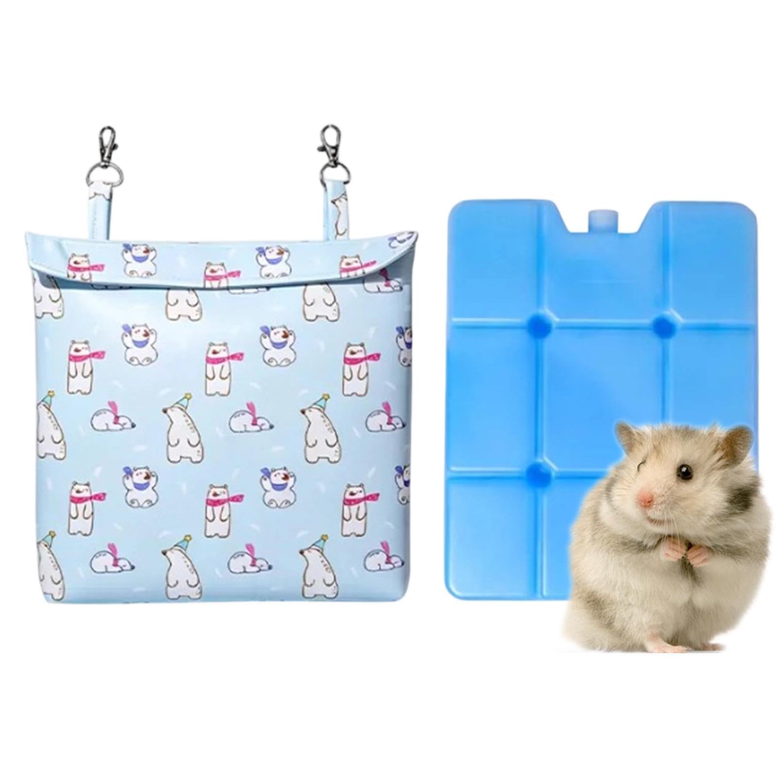 Bolsas refrigerantes de verano para casa de hámster enano y jaulas