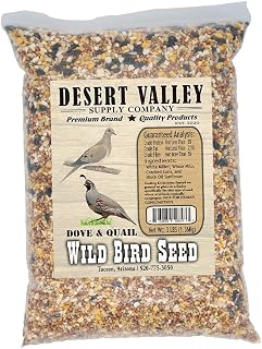 Desert Valley Dove and Quail Seed, All Natural Premium Wild Bird and Wildlife Food (3 Pounds)