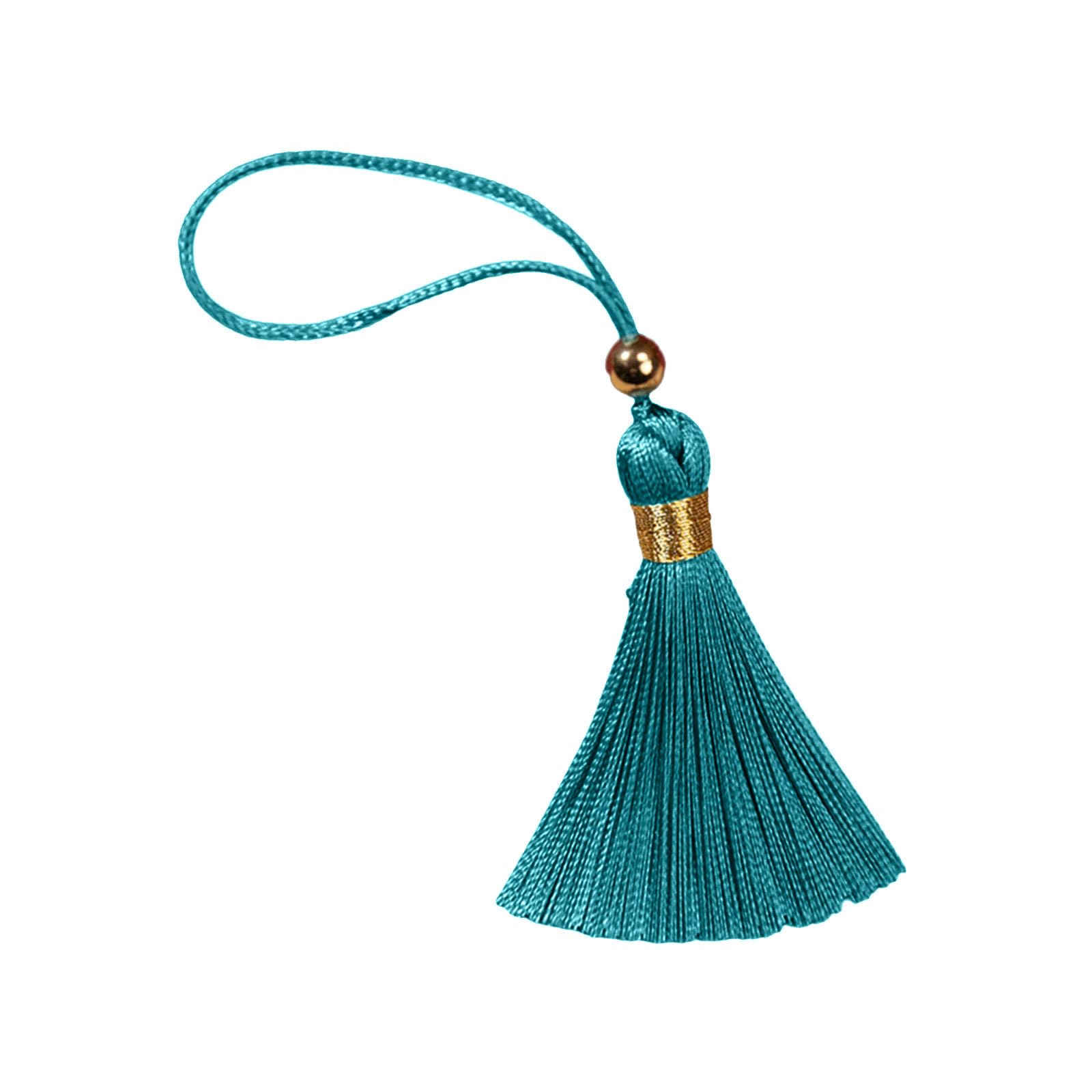 NEWFT Practical Sturdy Polyester Materials Tassels Pendant in Vibranting Color Accesosry for Jewelry and Home Decoration