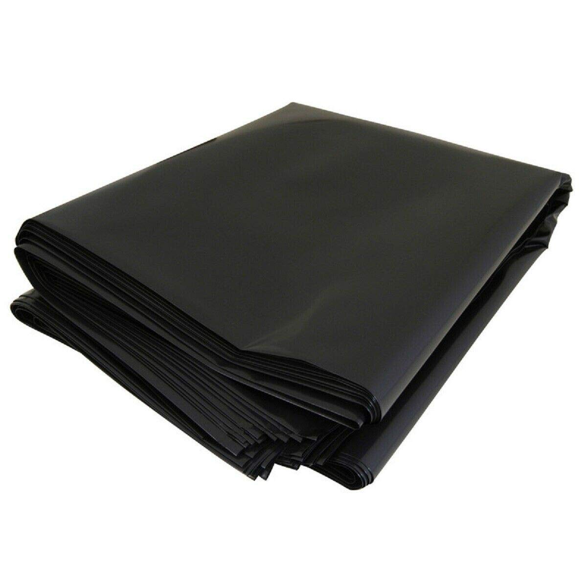 Pack of 200 Heavy Duty Black Bin Bags Extra Large Compactor Refuse Sack Industrial 180 Gauge
