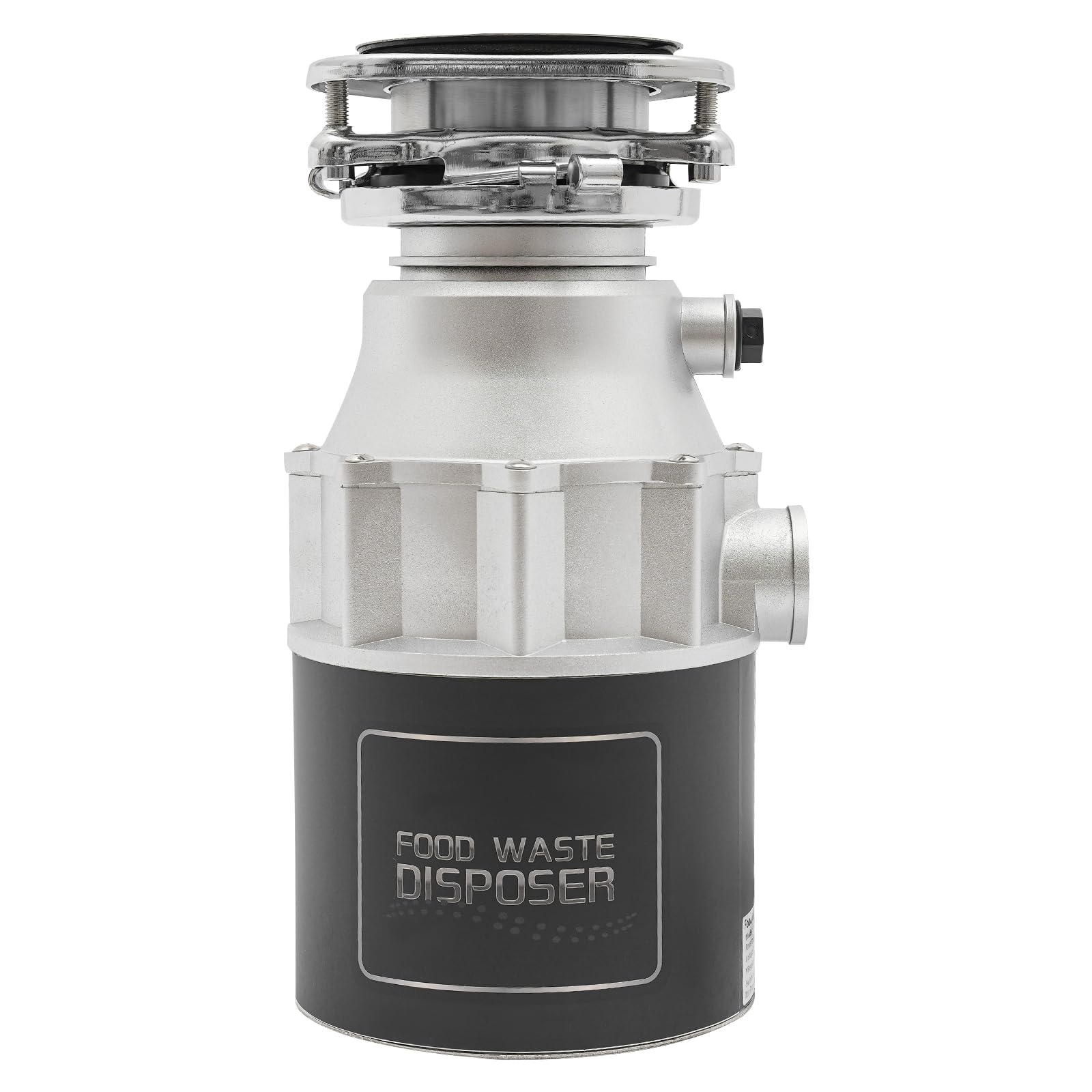 Food Waste Disposer 3/4hp 560W Stainless Steel Garbage Disposals Kitchen Sinks Electric Silver&Black Food Waste Disposer