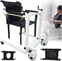 Cadeira de rodas elevatória de paciente para casa elevador de carro portátil cabeceira cadeira de transporte de cômoda ajustável em altura e largura cadeira de chuveiro de elevação manual para pessoas