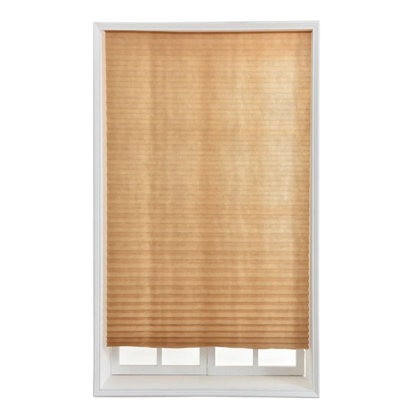 Store Occultant sans Percage Rideau sans Fil Noir à la Mode, 1 pièce, Tissu Non tissé, Stores plissés Auto-adhésifs, Rideau de fenêtre occultant pour Salle De Bain(C,90CM180CM)