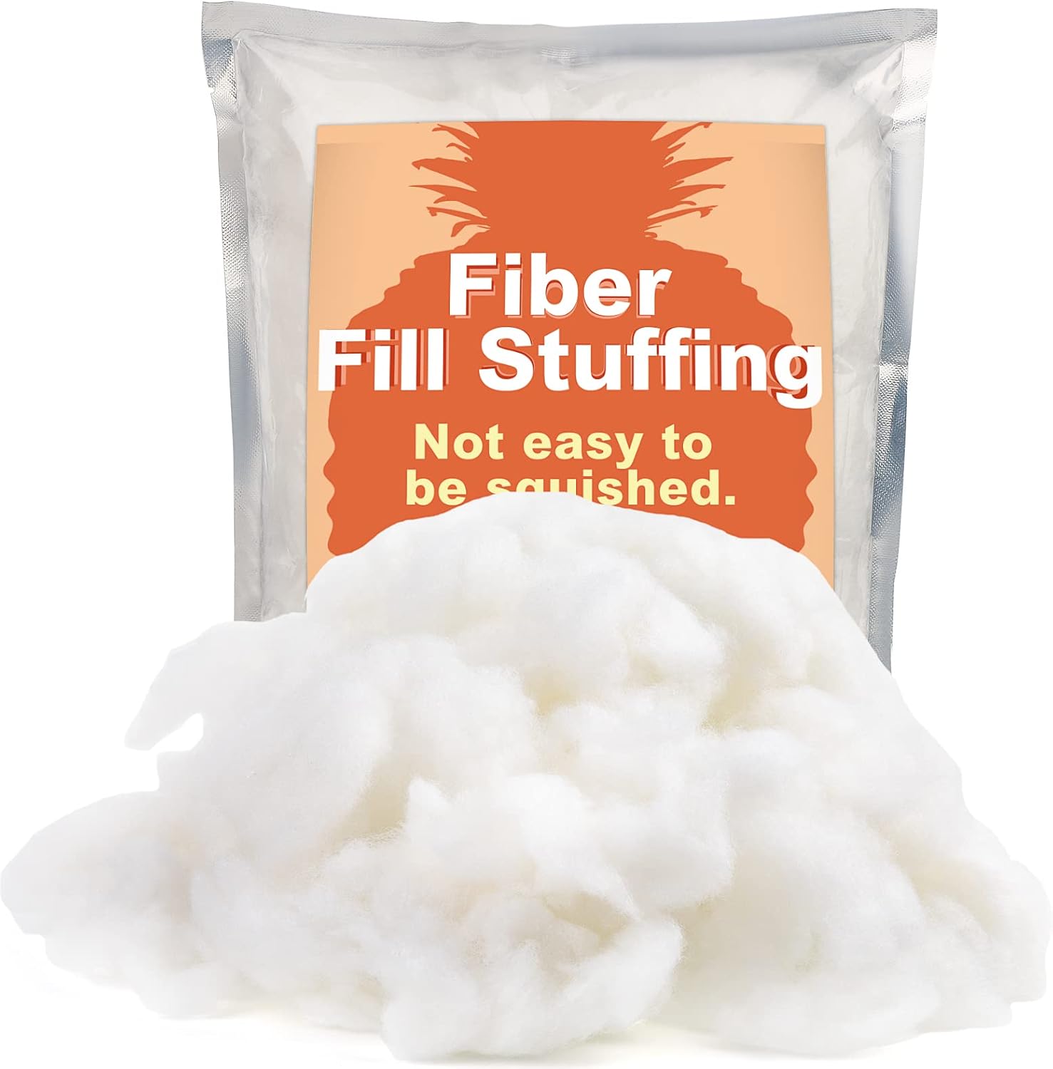 Polyester Fiber Fill, White High Resilience Fill Fiber