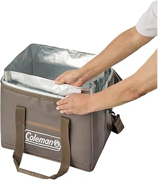Coleman Ultimate Ice Cooler for Outdoors, Camping, Picnics, Club Activities, Fishing, Extra Thick Insulation, Easy Removal, Antibacterial, Compact, Insulated Bag