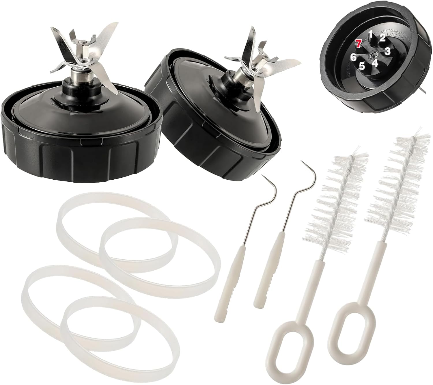 Pack Fins Blender Blade Compatible with Ninja Kuwait Ubuy