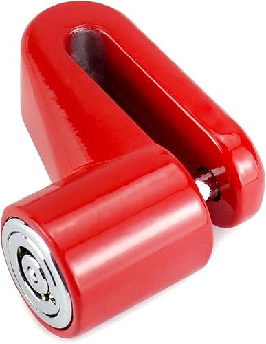 Miniatura 4 de QWORK Bloqueo de freno de disco antirrobo para motocicleta, paquete de 2 unidades de bloqueo de rueda de disco de seguridad con llaves, candado de