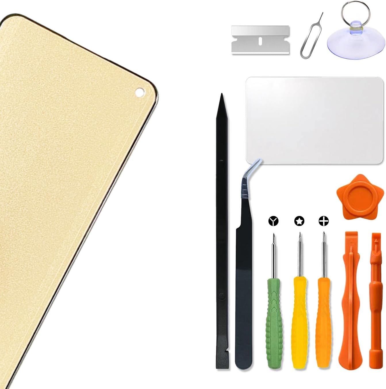 Replacement for Oneplus 9 5G LCD Screen INCELL for LE2113 LE2111 LE2110 LE2117 LE2115 LCD Touch Screen Display Panel Digitizer Assembly with Repair kit (No Supports Fingerprint)