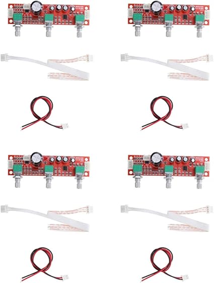 Amazon Co Jp 4個のne5532アンププリアンプトーンボードベーストレブルボリュームコントロール 家電 カメラ