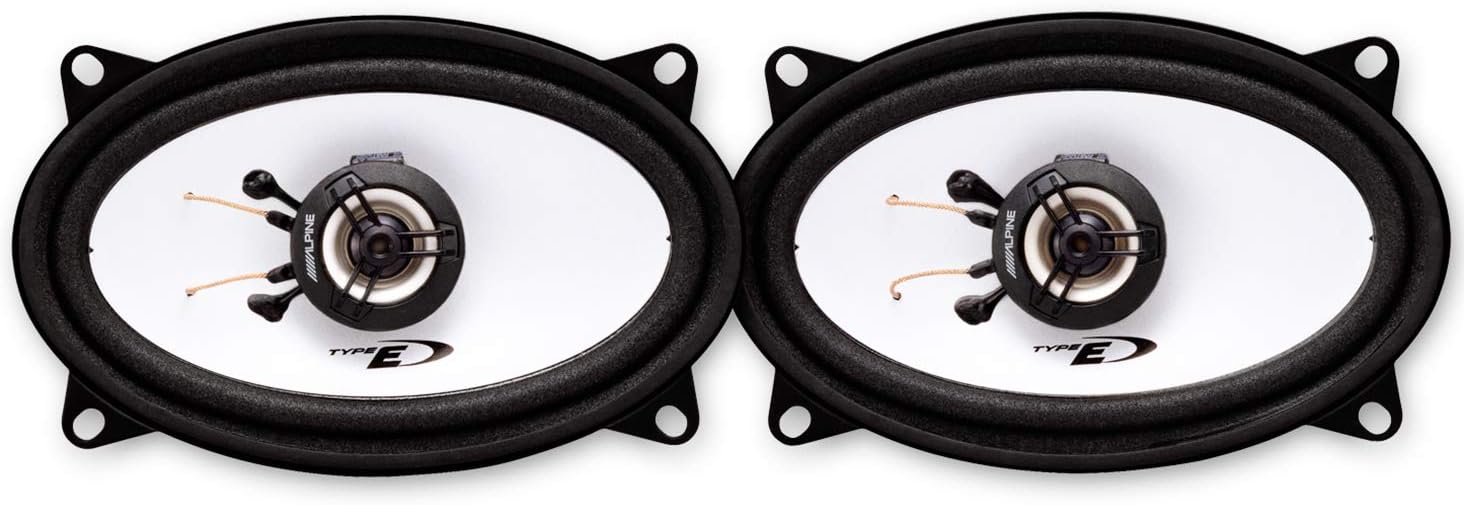 5 Series E28 Speaker upgrade Footwell Alpine car speakers 4x6 150W