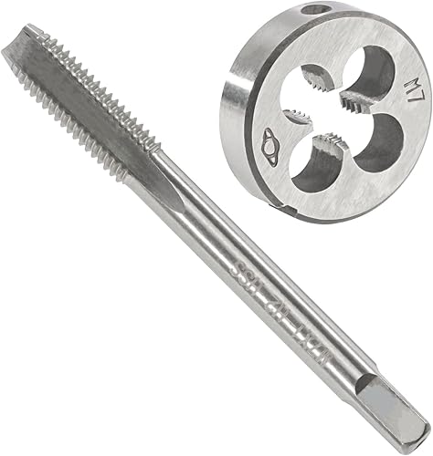 Vista 8 de Juego de brocas y machos métrico M4 x 0.7, broca de rosca de máquina HSS M4 X 0.7mm y macho redondo de alambre de acero de aleación M4 X 0.7mm