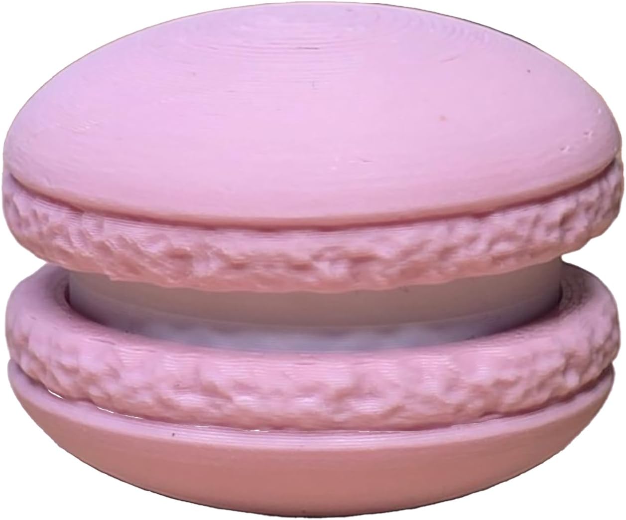 Clickaroonies 3D printed Macarons clickers - mechanical, fidget, clicky, stress relief, cute macaron gift, unique gifts, Satisfying Keyboard clicker (Pink)