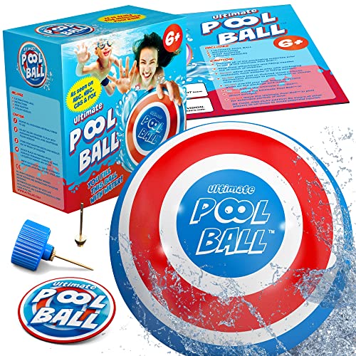 Activ Life The Ultimate Pool Ball - Fill It with Water to Play Underwater Games! Best Pool Toys for Kids Ages 8-12 - Fun Summer Toy for Boys & Gift Ideas for 6, 7, 9, 10 & 11 Year Old Girls & Teens
