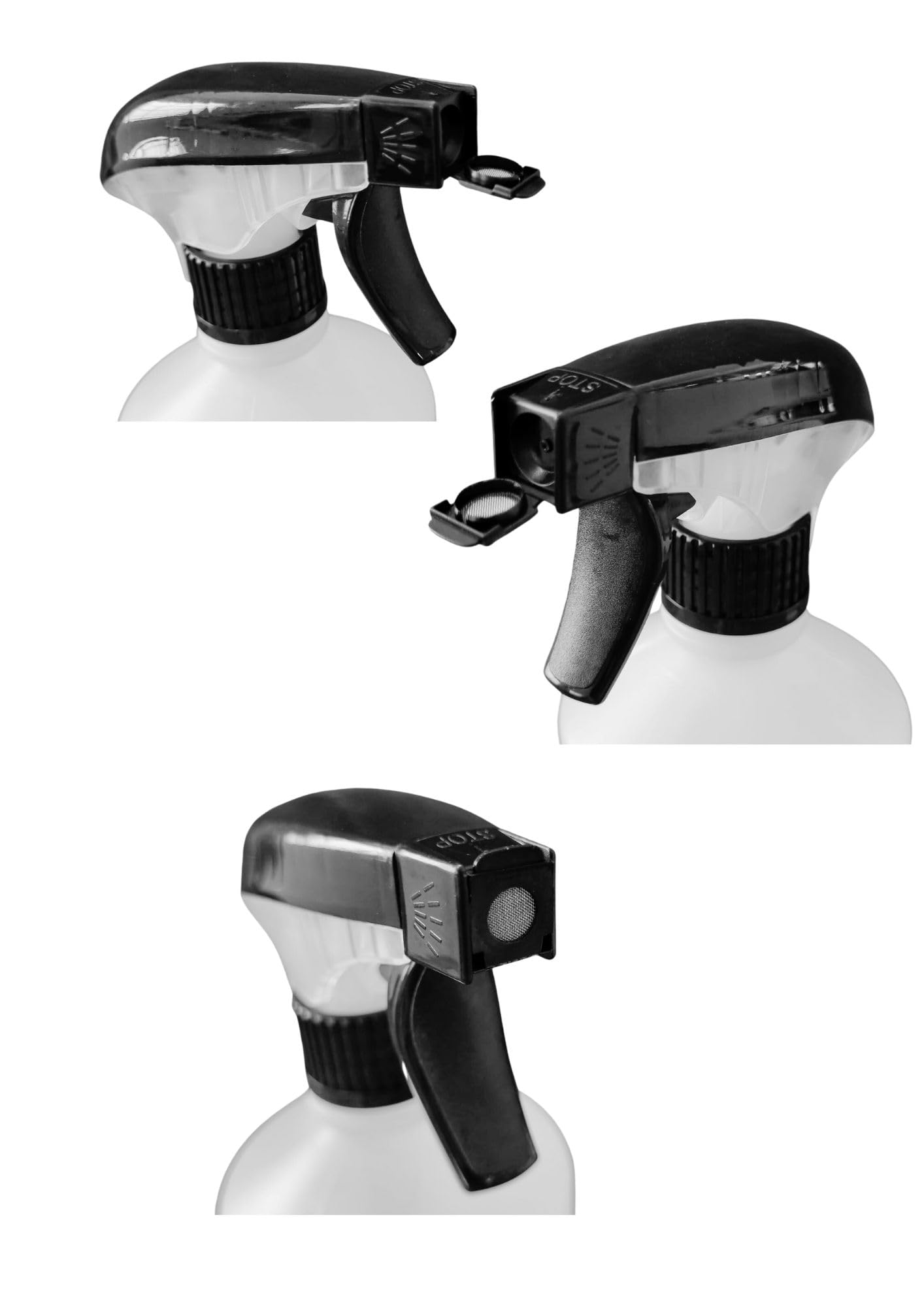 ECO-JIN PULVERIZADOR DE BOTELLA 1L DE CAPACIDAD (BOTELLAS VACIAS). KIT DE 10 UNIDADES + BAYETA DE MICROFIBRA