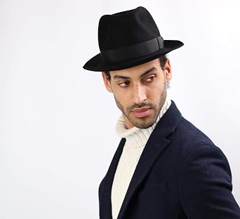 Borsalino 50gr Wool Felt Fedora Hat